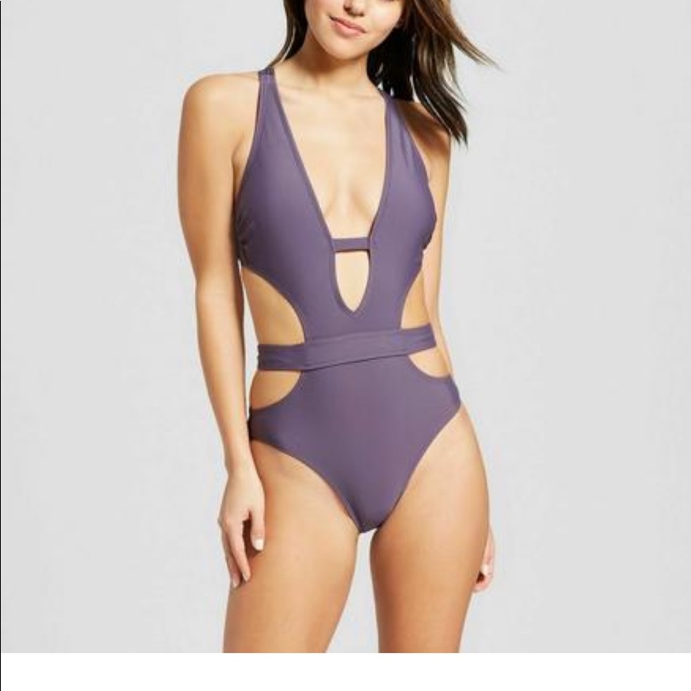 NWT Strappy Cutout One Piece Swimsuit